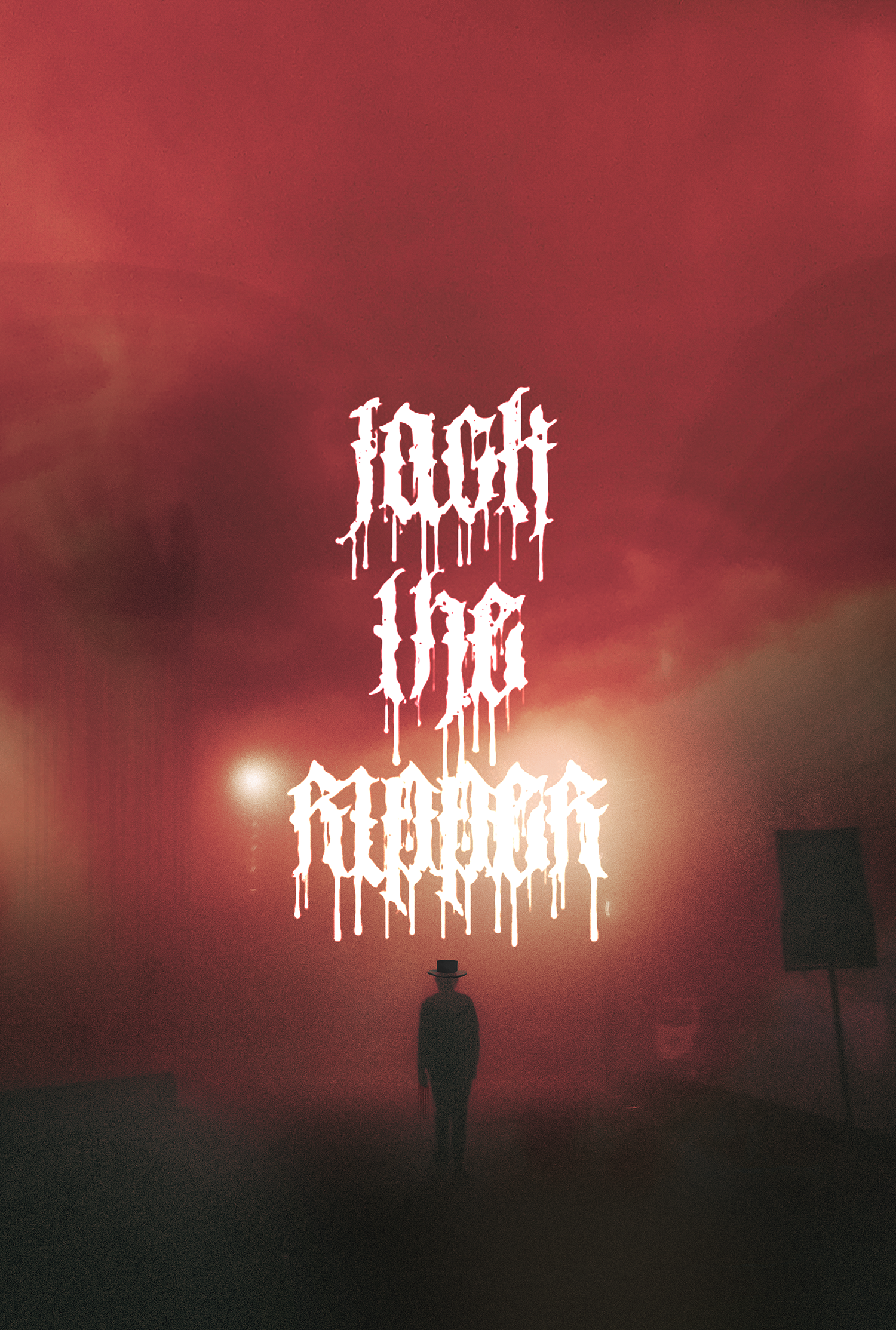 Jack the Ripper Font, an eroded Old English font with blood dripping from each letter