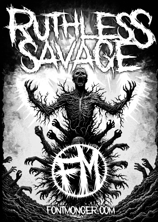 Introducing Ruthless Savage Font