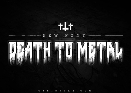 Death to Metal Font